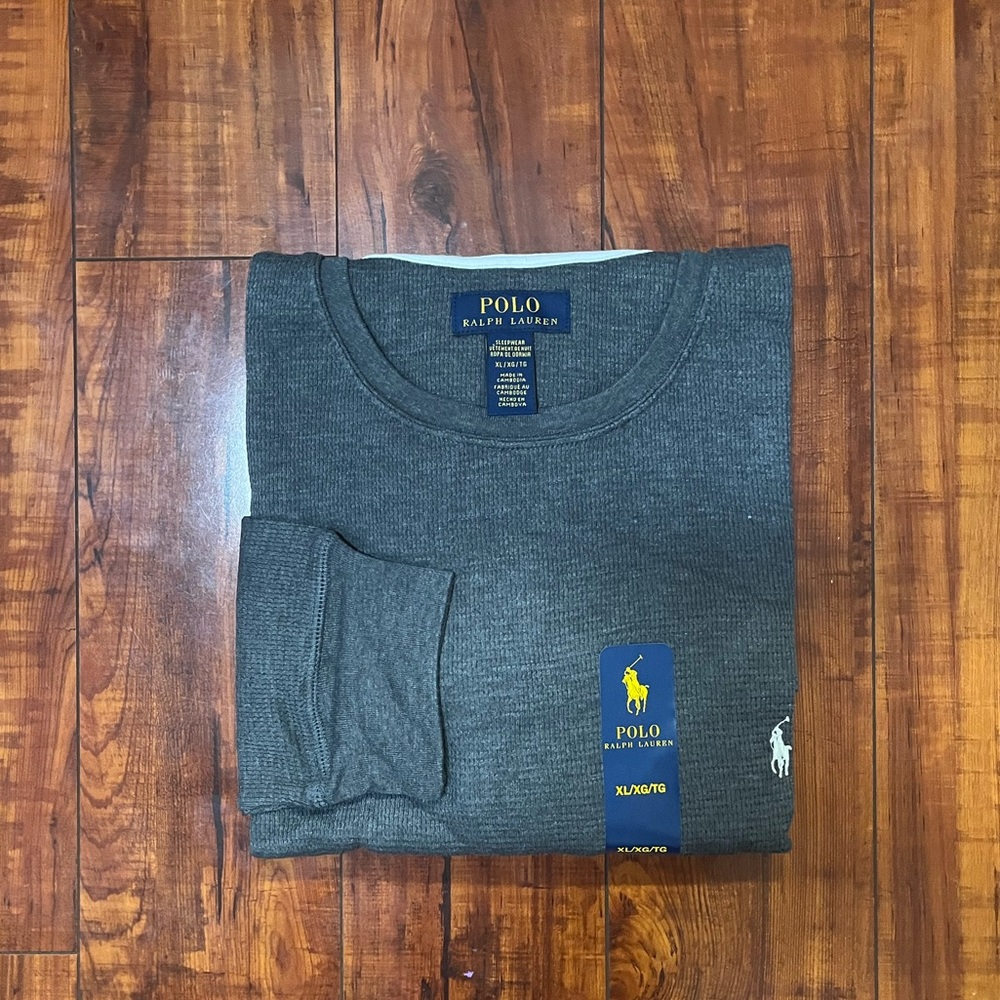 Brand New Polo Ralph Lauren Waffle Pajama Top